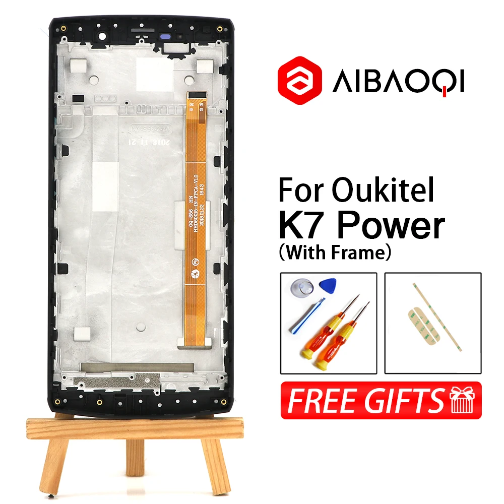 AiBaoQi New Original 6.0 inch Touch Screen+1440x720 LCD Display+Frame Assembly Replacement For Oukitel K7 Power Android 8.1 | Мобильные