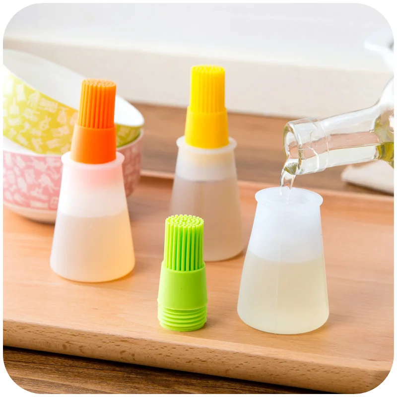 FASOTY автономная бутылка для масла силиконовая с масляной кистью барбекю щетка