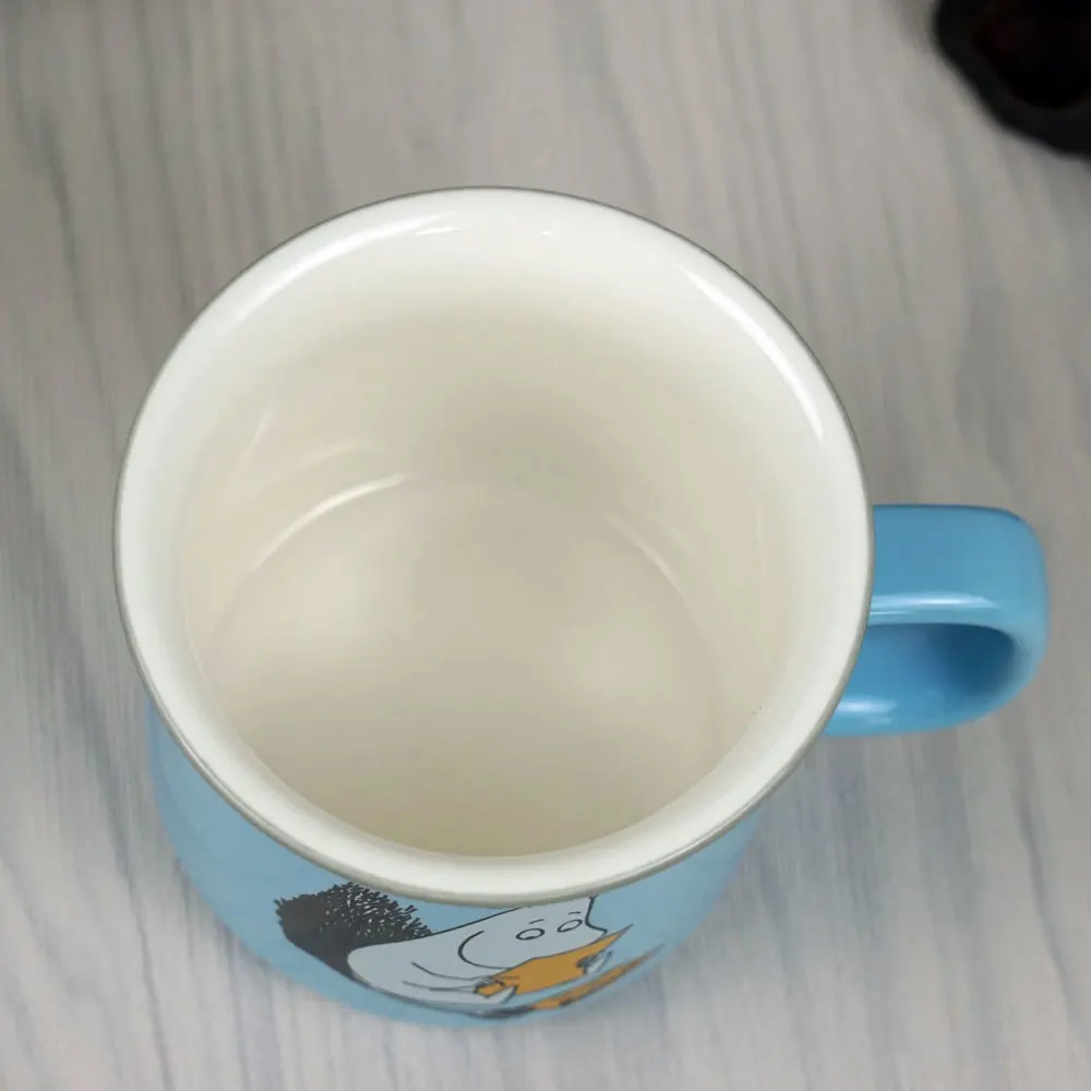 Начать стопу простой прекрасный 250 мл Небесно Голубой Moomin Творческий мультфильм