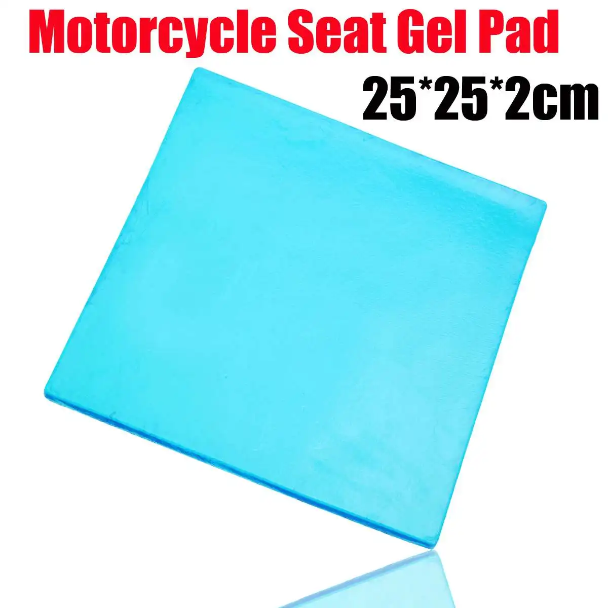 

New DIY Modified 2cm Thickness Damping Silicone Gel Pad Motorcycle Seat Cushion Comfortable Mat shock absorption Mats 25x25cm