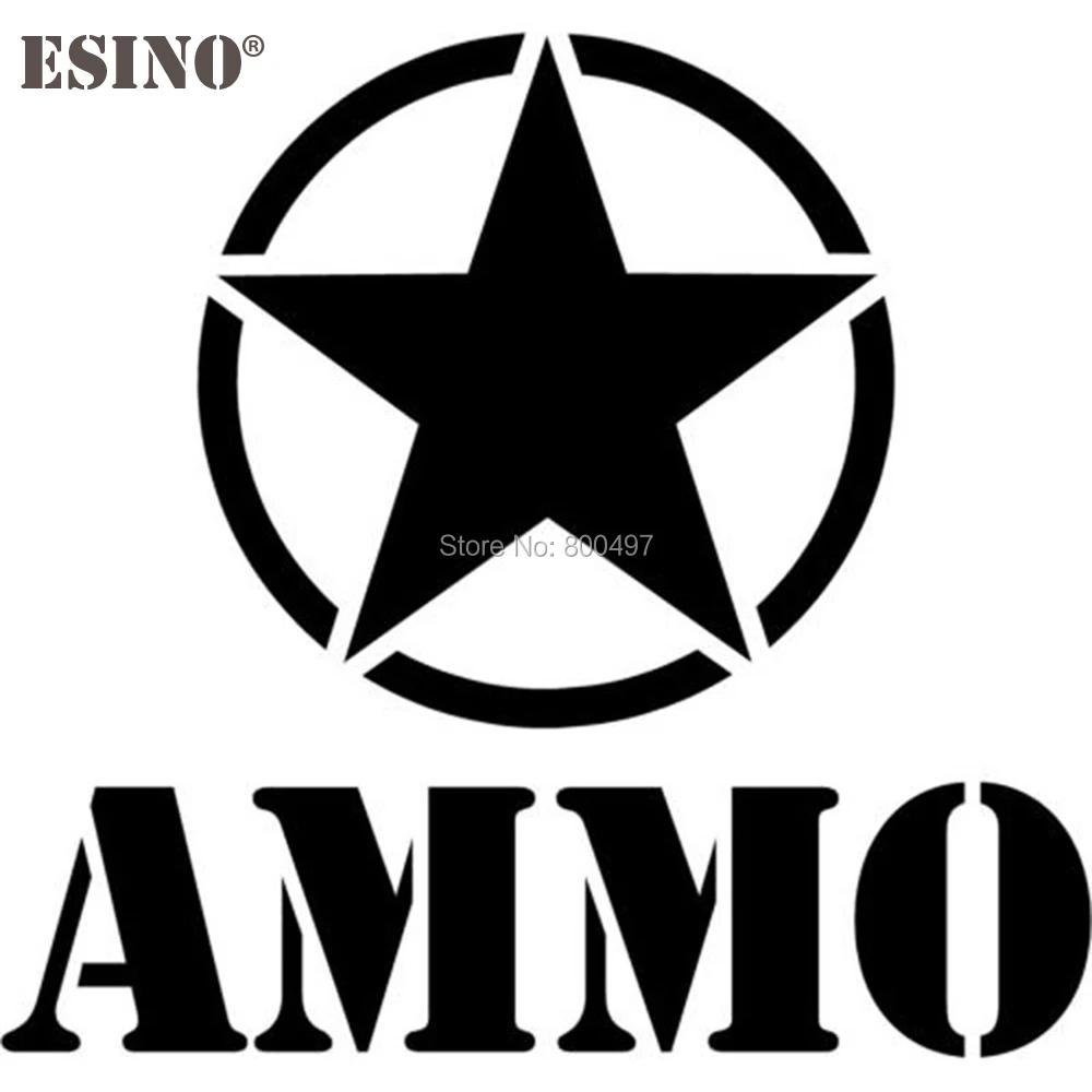 Новый дизайн в стиле звезды колесами AMMO светоотражающий материал Авто Наклейка с