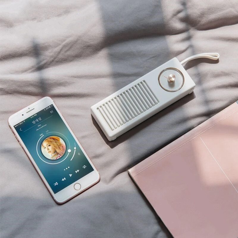 Ностальгический 900Mah беспроводной Bluetooth динамик мини портативный открытый аудио