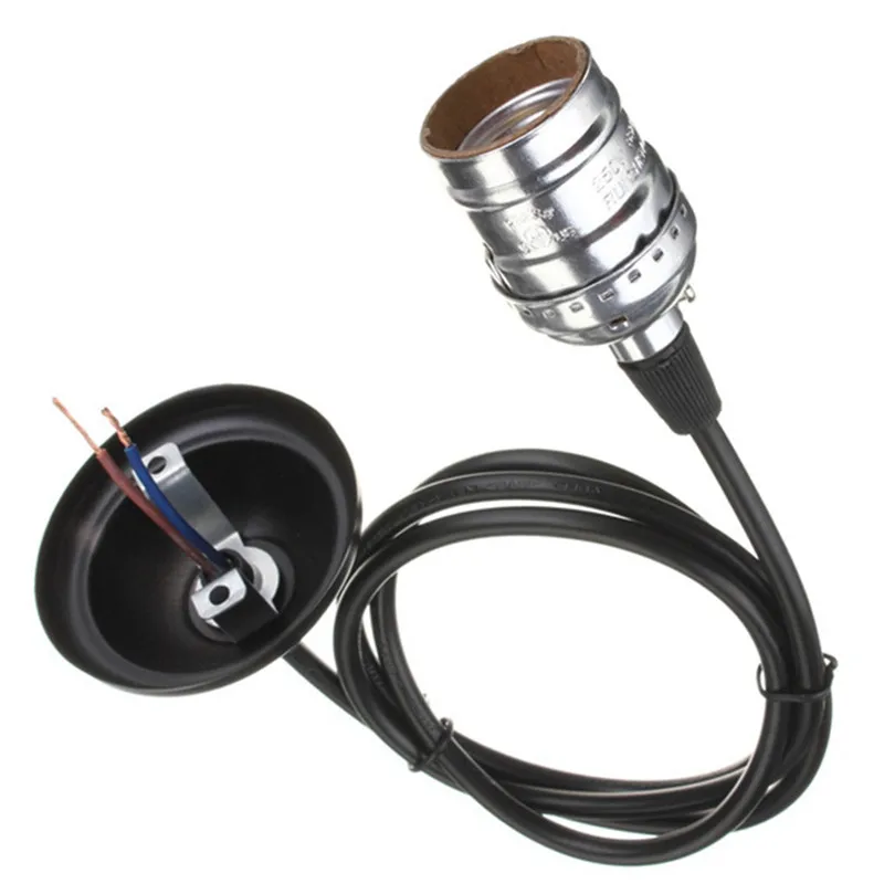 CLAITE E27 AC110-220V Винтаж Щепка электрическая лампочка эдисона гнездо держателя лампы