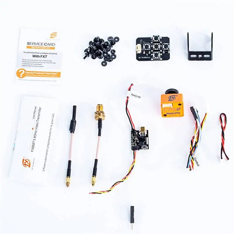 Новый FXT Smart Gesture Box T82 V2 800TVL камера с FX868T PIT/25/200 mW регулируемый VTX для RC FPV гоночный