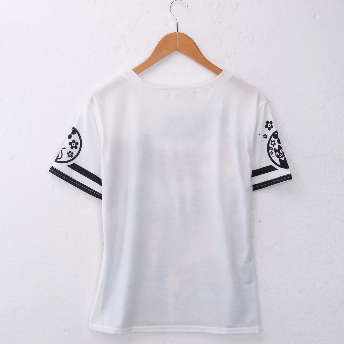 Футболка женская свободного покроя с надписью топ в японском стиле Харадзюку для