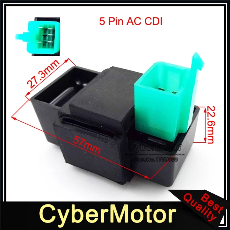 Катушка зажигания AC CDI Коробка регулятора выпрямителя реле для двигателя 50cc 70cc 90cc