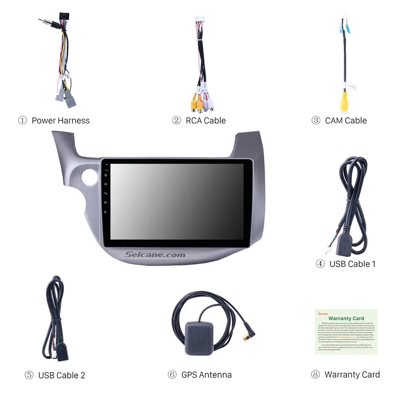 Seicane Android 8 1 HD 10 &quot2Din GPS автомобильный радио головное устройство стерео для Honda 2007
