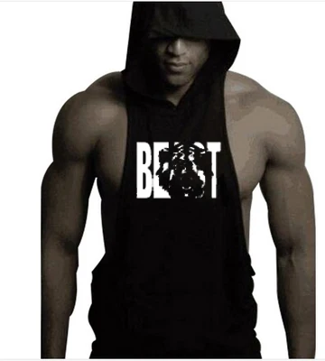 Спортивная одежда брендовая для бодибилдинга фитнеса Мужская майка футболки