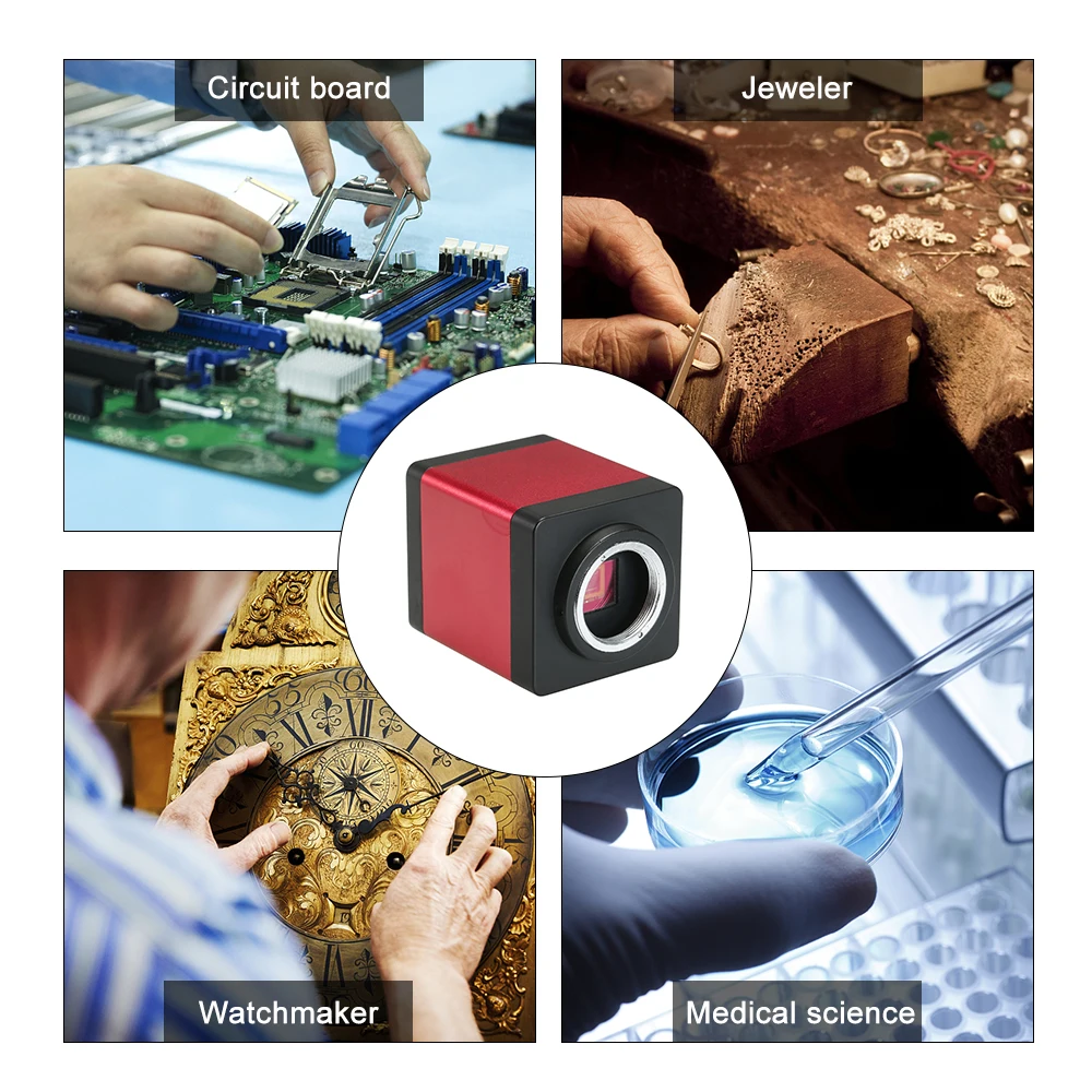 

1.3MP 1/3" Digital HD VGA Outputs Industry Microscope Camera For Lab / Phone PCB Soldering