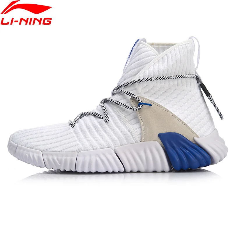 Li Ning/Мужская обувь WUKONG стиль жизни высокий вырез моно пряжа дышащая повторная
