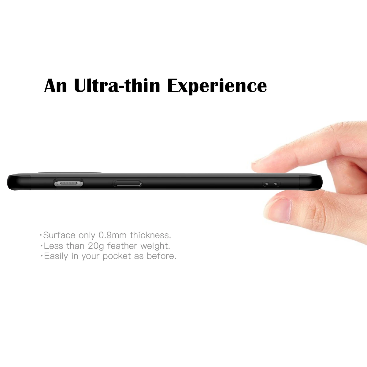 GrandEver Роскошный чехол для Oneplus 6T 360 бампер 3 в 1 Жесткий ПК черный ультра-тонкий