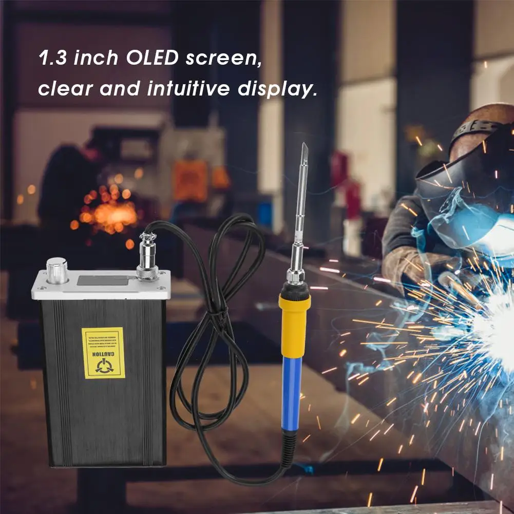 T12 цифровая литиевая батарея паяльная станция Портативный Регулируемый SMD