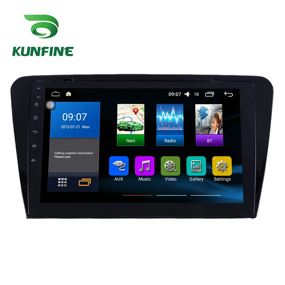 Восьмиядерный 1024*600 Android 8 1 автомобильный DVD GPS навигационный плеер Deckless стерео для