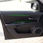 4 шт. стайлинга автомобилей Интерьер микрофибра кожаная Дверная панель наклейка Накладка для Mazda 3 2004 2005 2006 2007 2008 2009