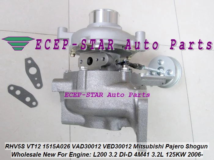 Турбокомпрессор Turbo RHV5 1515A163 VT13 1515163 1515-A163 для Mitsubishi Pajero V80 V90 Shogun L200 3 2 4 M41 л 125 кВт |