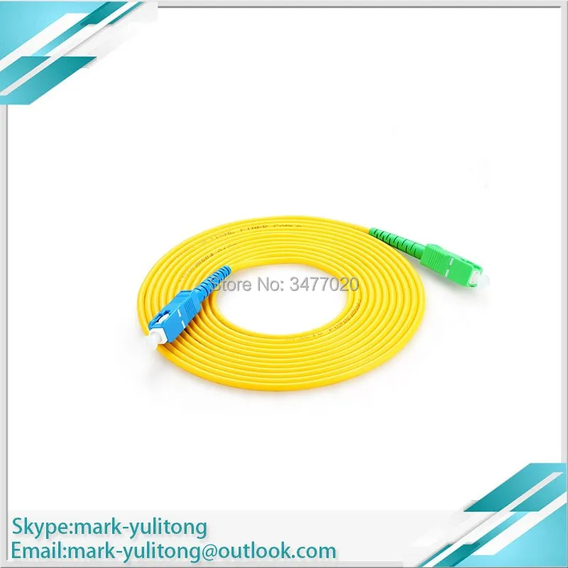 

SC APC-SC UPC 1m 2m 3 m 5m 10m 20m simplex mode fiber optic patch cord cable FTTH fiber optic connection cable