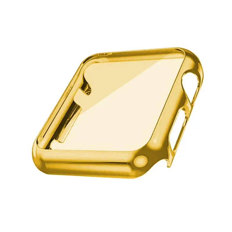 Для Apple Watch Series 1/2 38/42 мм ультра тонкий металлический позолоченный чехол для часов