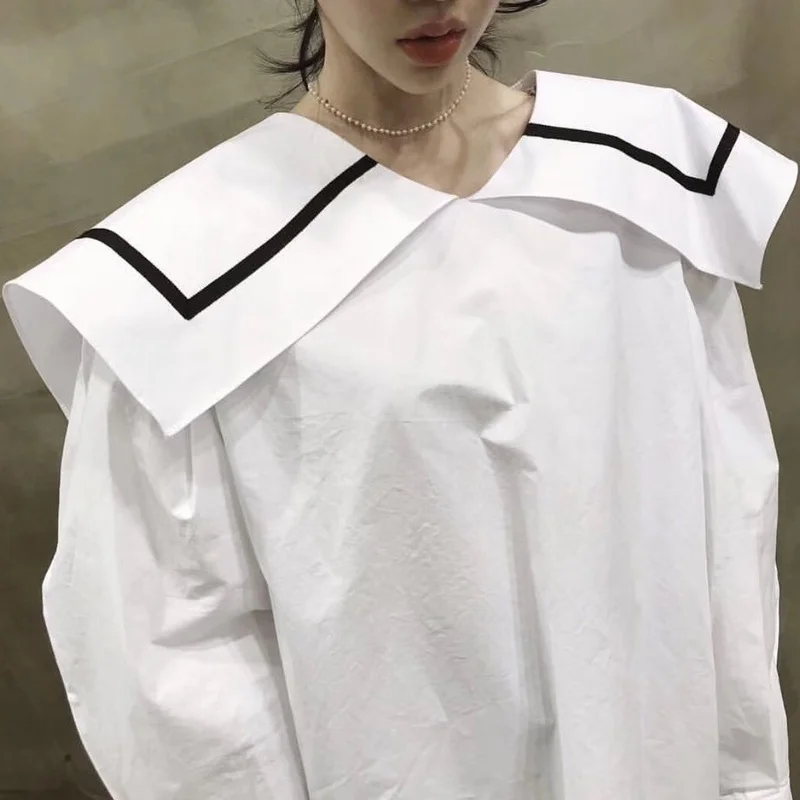 VGH 2019 летняя популярная цветная женская блузка воротник с лацканами длинный