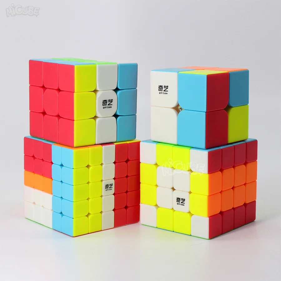 Зеркальный куб Qiyi Magic Speed Cube 3x3x3 2x2x2 4x4x4 5x5 7x7x7 Pyramid Sq1 3 4x4 7x7 игрушки для