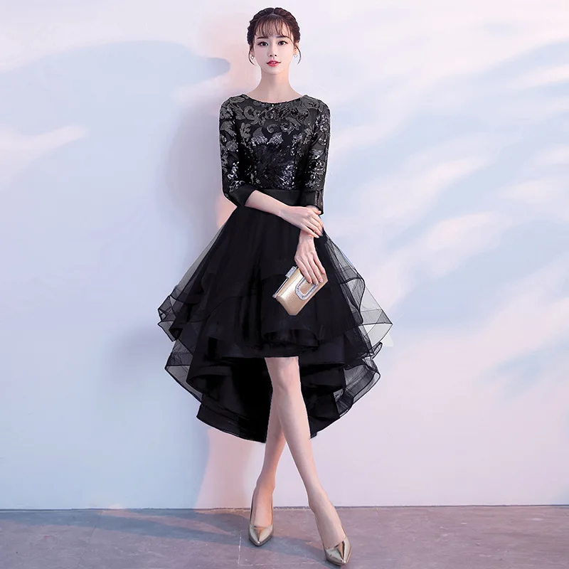 Женское платье с блестками Yewa однотонное О-образным вырезом лето 2019 | Женская