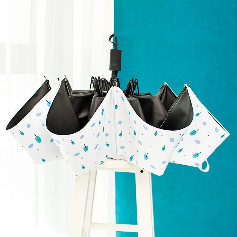 Трещина индивидуальный зонтик Корейская богиня Маленькая прозрачная реклама