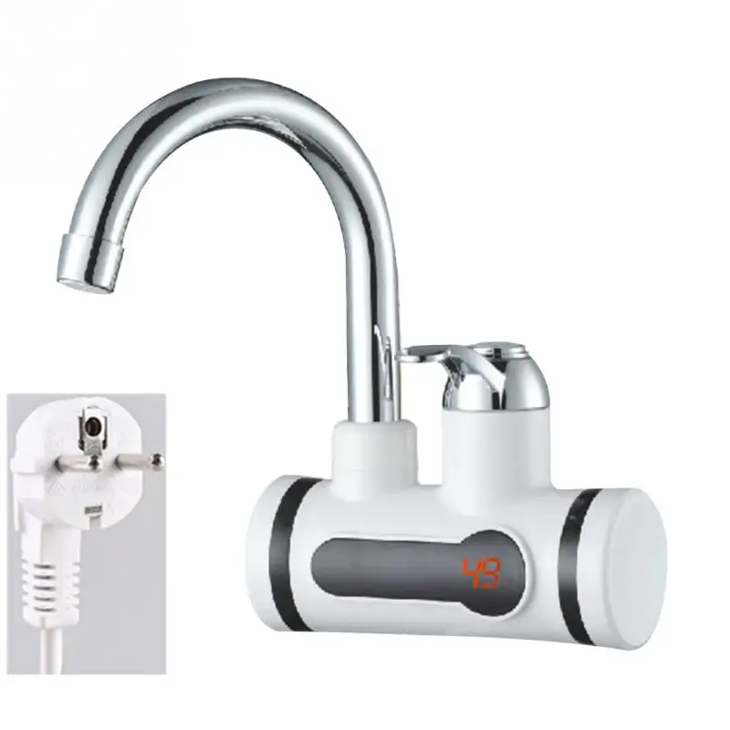 Электрический мгновенный горячий Проточный Нагреватель кран три секунды