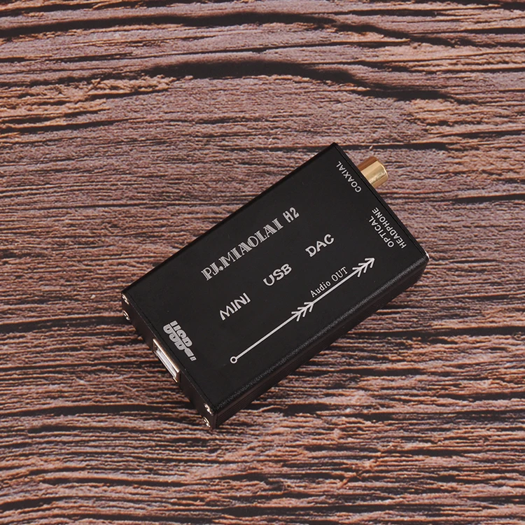 Портативный ПК USB PCM2704 DAC поддерживает AUX волокно и коаксиальный выход HIFI аудио