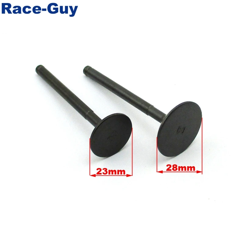 23 мм 28 впускные выпускные клапаны для Zongshen Z155 1P60YMJ 2V YX 150 160 Dirt Pit Bike Stomp Demon X WPB Orion