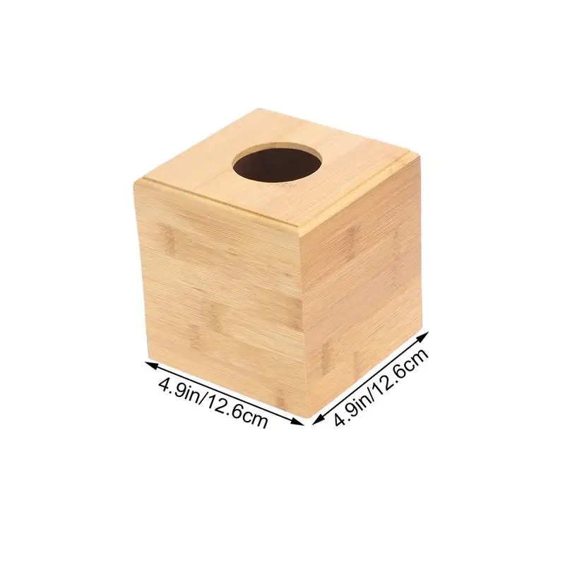 Квадратный декоративный деревянный футляр для салфеток 1 шт. коробка бумажный