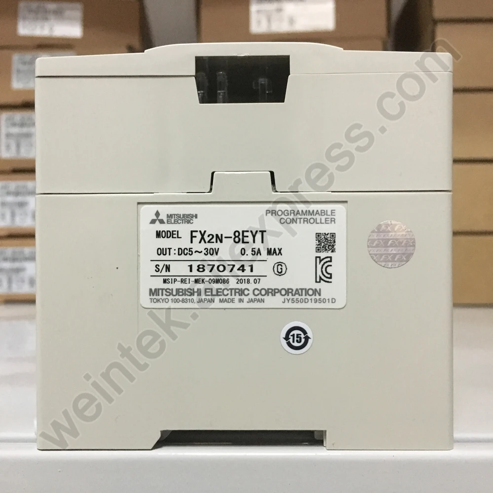 FX2N-8EYT MELSEC-FX PLC цифровой 8 блок выходного транзистора для FX3U/1N/2N/3G/3G E (абсолютно