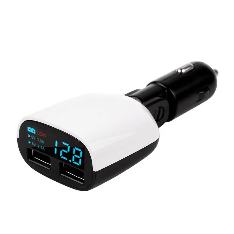 AOZBZ Универсальный 12 24V светодиодный Дисплей двойной Переходник USB для зарядки в