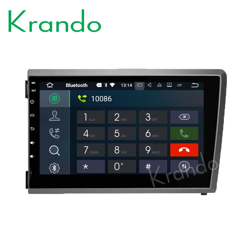 Автомобильный мультимедийный плеер Krando Android 8 1 дюймов для Volvo S60 V70 2001 2004 система