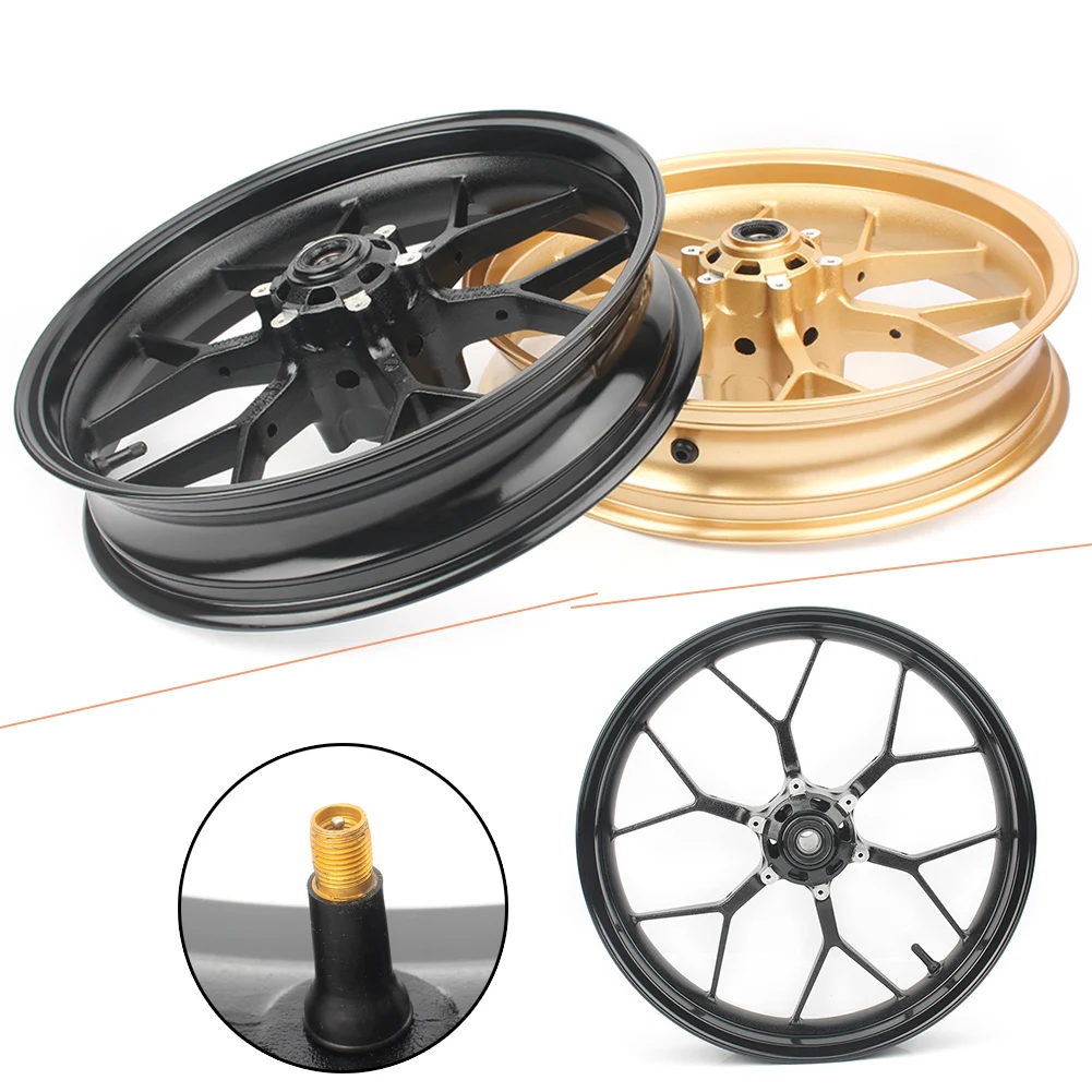 

1Pc For Honda CBR 600RR F5 2013 2014 2015 2016 2017 2018 Motorbike Front Wheel Rim Black/Gold Aluminum Alloy