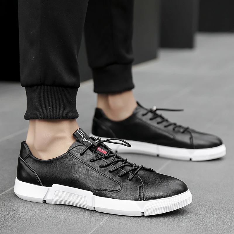 Genuine Leather men Shoes fashion Men casual designer brand man sneakers spring autumn Waterproof lace up oxfords shoes k3 | Обувь