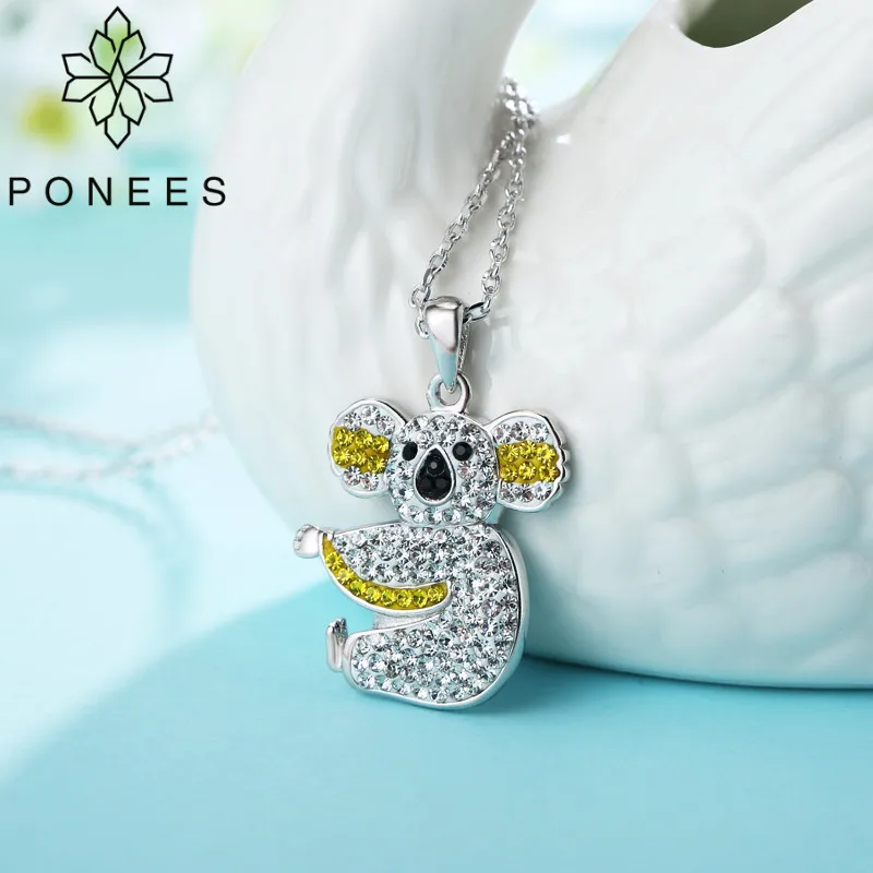 Модные детские ювелирные изделия PONEES 2018 г. ожерелье коала для подруги с