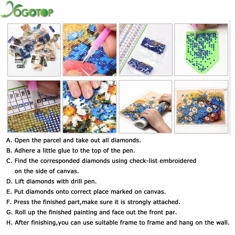 diy Diamond Painting puzzle 5D Full Mosaic Diamant Embroidery Hairdressing picture for beauty salon home decor 5 Pieces ML1175 | Дом и сад