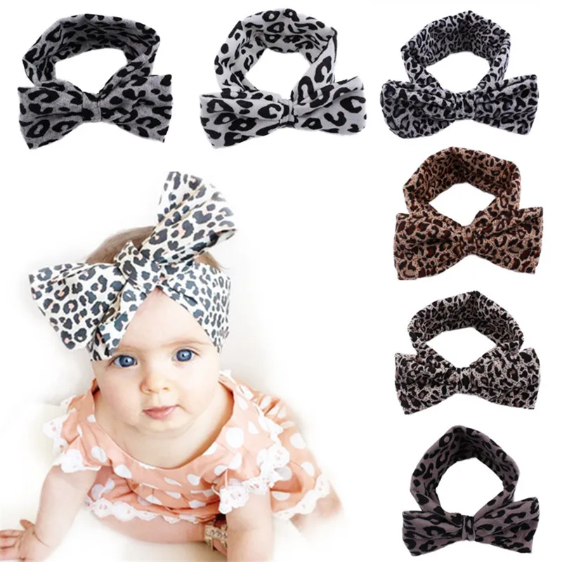 

New Turban Boho Newborn Toddler Headband Ribbon Elastic Baby Headdress Kids Hair Band Girl Bow Knot