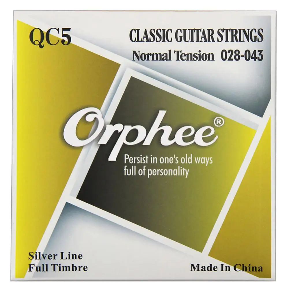 Orphee 6 шт./компл./комплект струн для классической гитары прозрачный нейлоновый