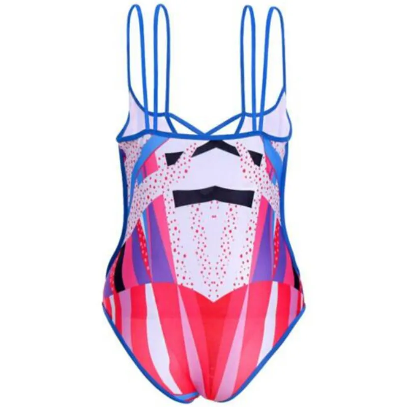 

Womens One-Piece Bikini Bandage European and American Style Push Up Swimsuit Monokini Sexy Floral Printed Bathing Suit Swimwear