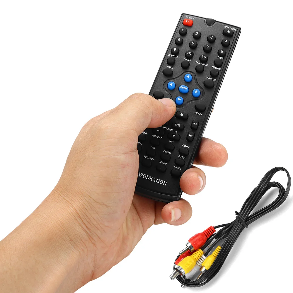 110 В 240 USB Портативный DVD проигрыватель с несколькими воспроизведениями ADH CD SVCD VCD