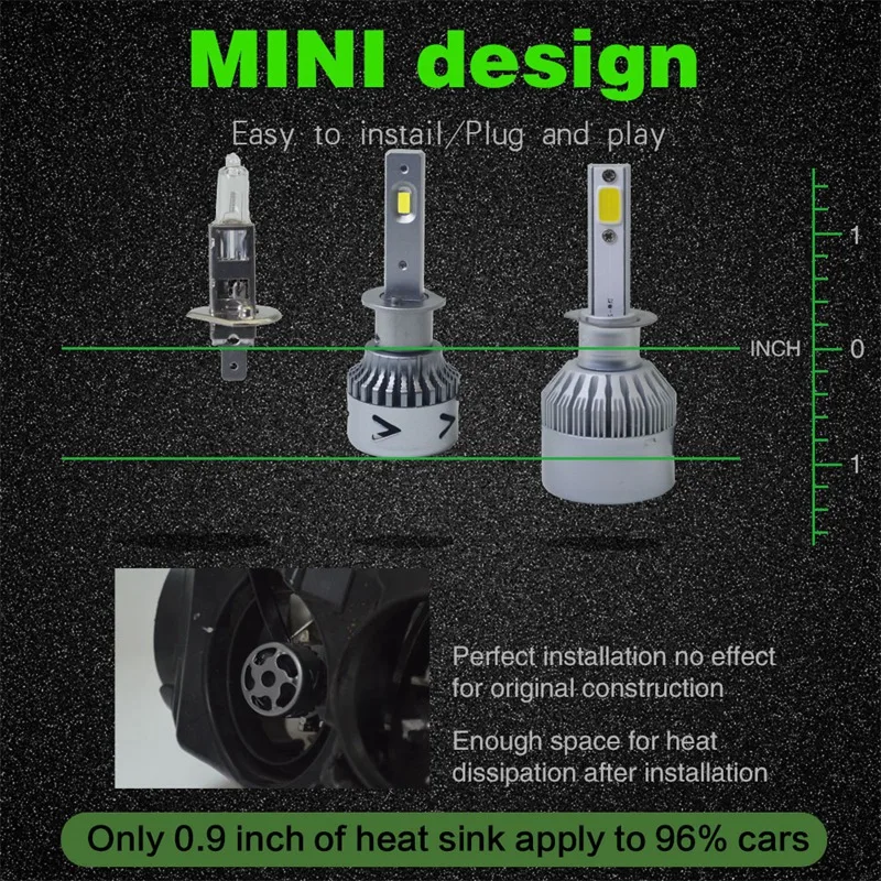 Новые продукты нового поколения автомобильные лампы Led H1 H3 H8 H9 H4 H7 H11 9012 880 881 9008 H13