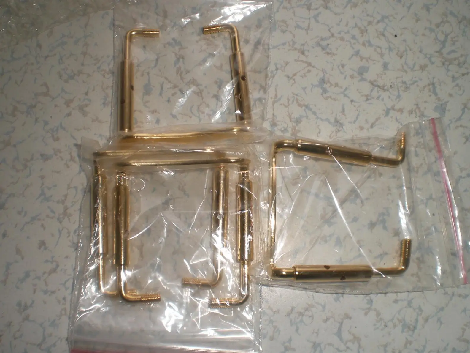 

20 шт золотой цвет Скрипка для подбородка зажим 3/4-4/4 части скрипки