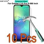 10 шт.лот для Oukitel C15 Pro 6,088 дюйма твердость 9H 2.5D ультратонкая закаленная стеклянная пленка защита экрана