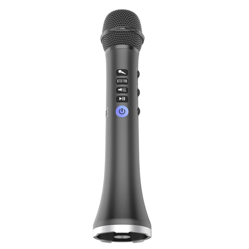 Беспроводной караоке микрофон громкой связи Bluetooth Динамик 2 в 1 Ручной петь и