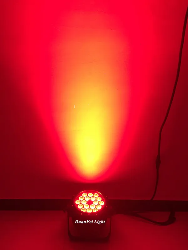 8 Лот Ip65 led par dmx rgbwa настенная шайба Свет прожекторная 18x15 Вт 5в1 стирка наружная