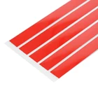 1 лист Красный Автомобильный Стайлинг передний капот наклейка авто гоночные решетки полоски DIY декоративные для V-W G-olf 6 7 T-iguan