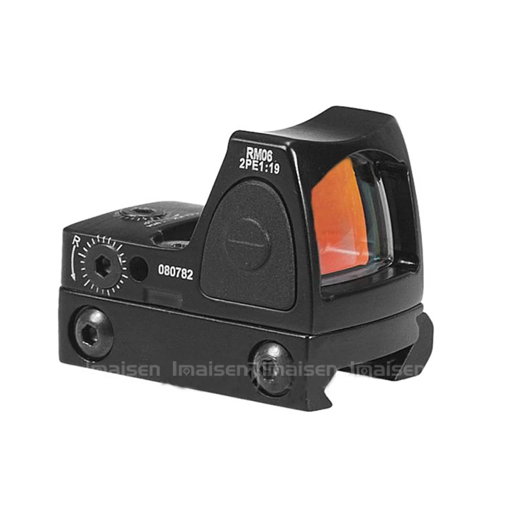 Red Dot Sight For Hunting Reticle Adjustable Style With Protect Scope Rubber Cover Trijicon style red dot sight | Спорт и