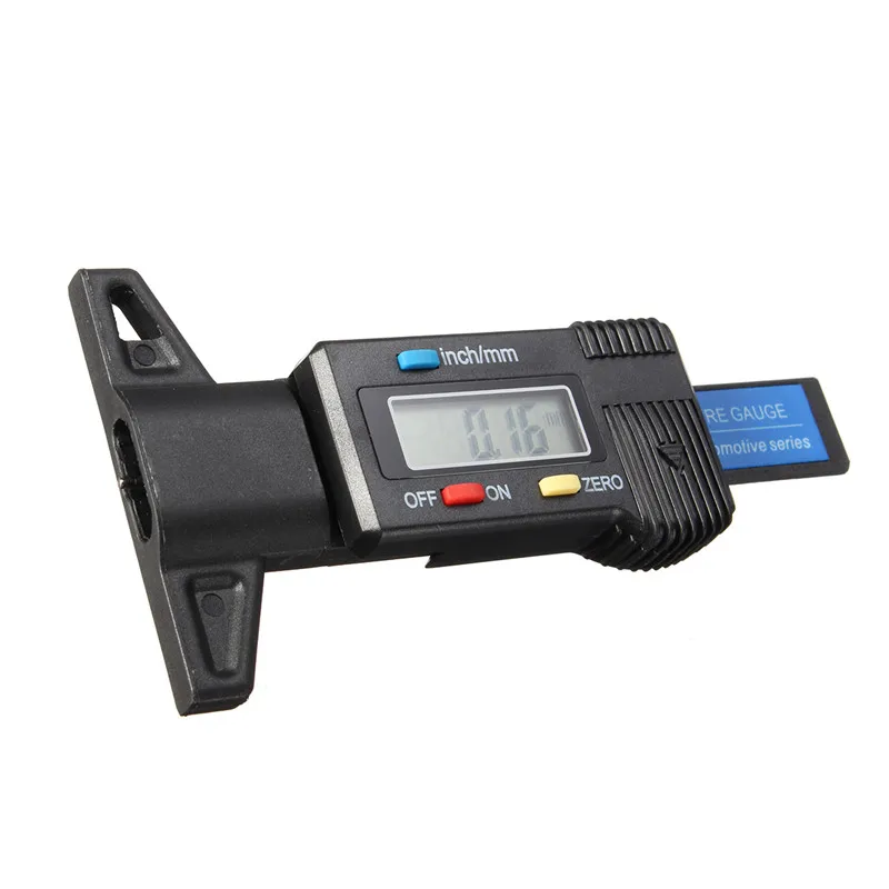 DANIU Auto Car Digital Tire Tread Depth Gauge LCD Tyre tread gauge 0-25mm Measurer Tool Caliper High Quality | Инструменты