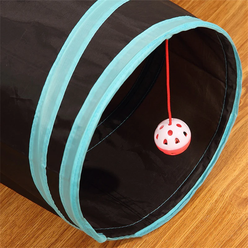 

5 Holes House Foldable Pet Tunnel Cat Play Funny Toy Tent Nest Toys Kitten Bulk Cats Toy Rabbit Play Tunnels With Ball Accessory