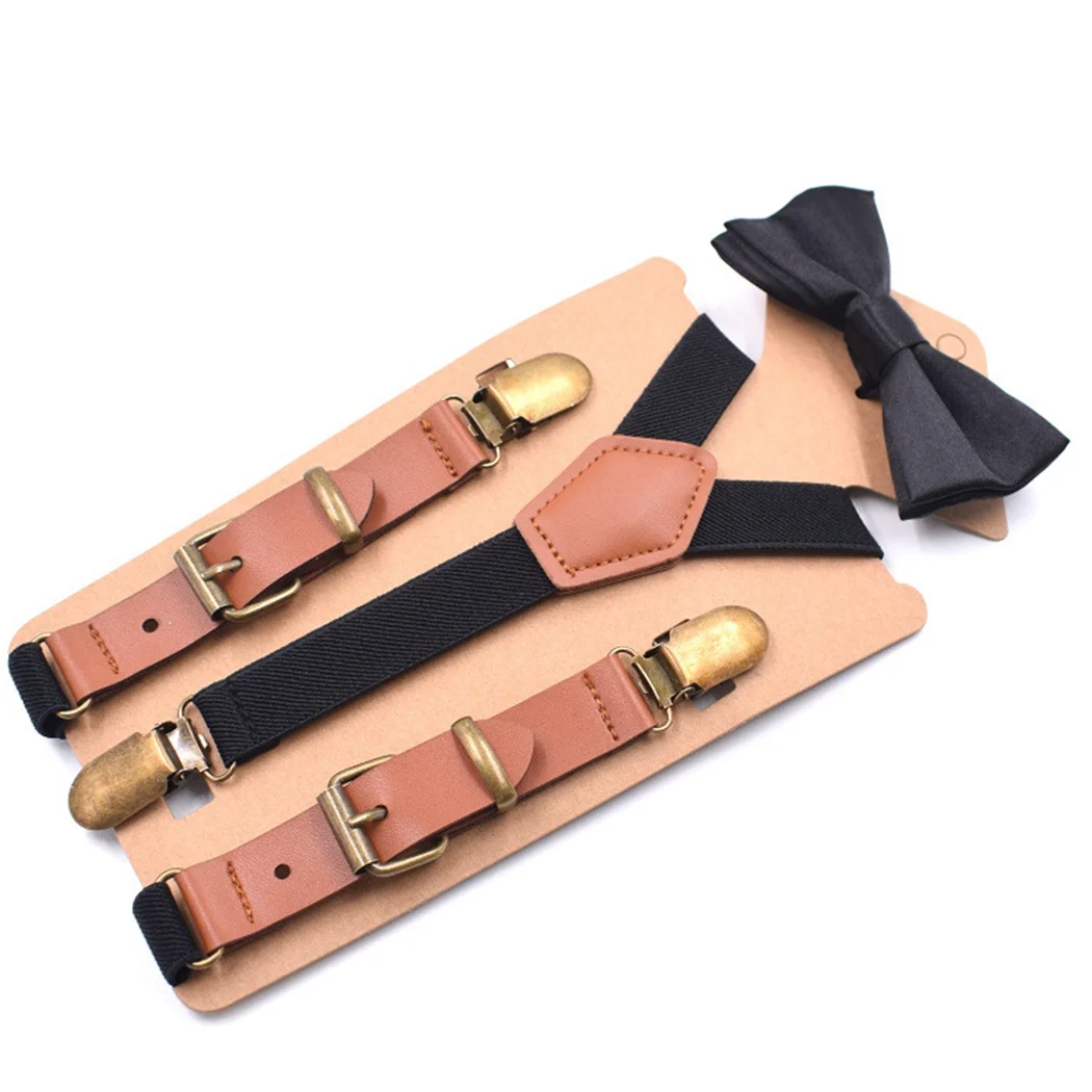 Три зажима для мальчиков и девочек y образные подтяжки Детская рубашка на лямках